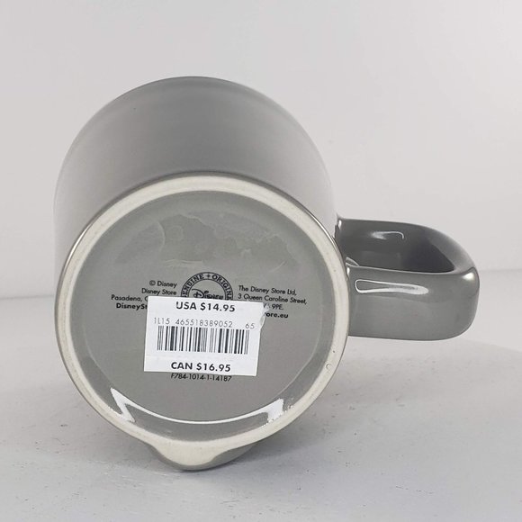 Disney Mickey Mouse Splat Figural Grey Coffee Mug Cup - Picture 5 of 6